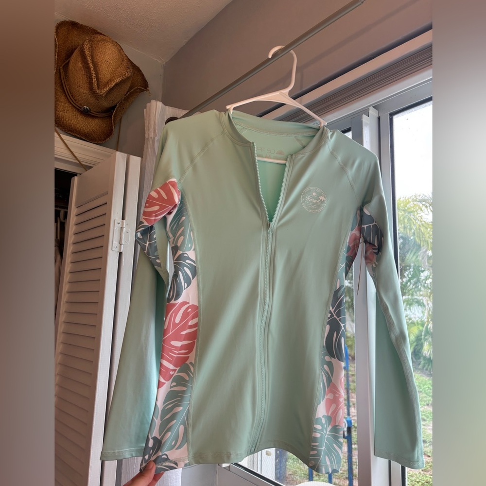 Women's Surf Shirt Zip-Up Top